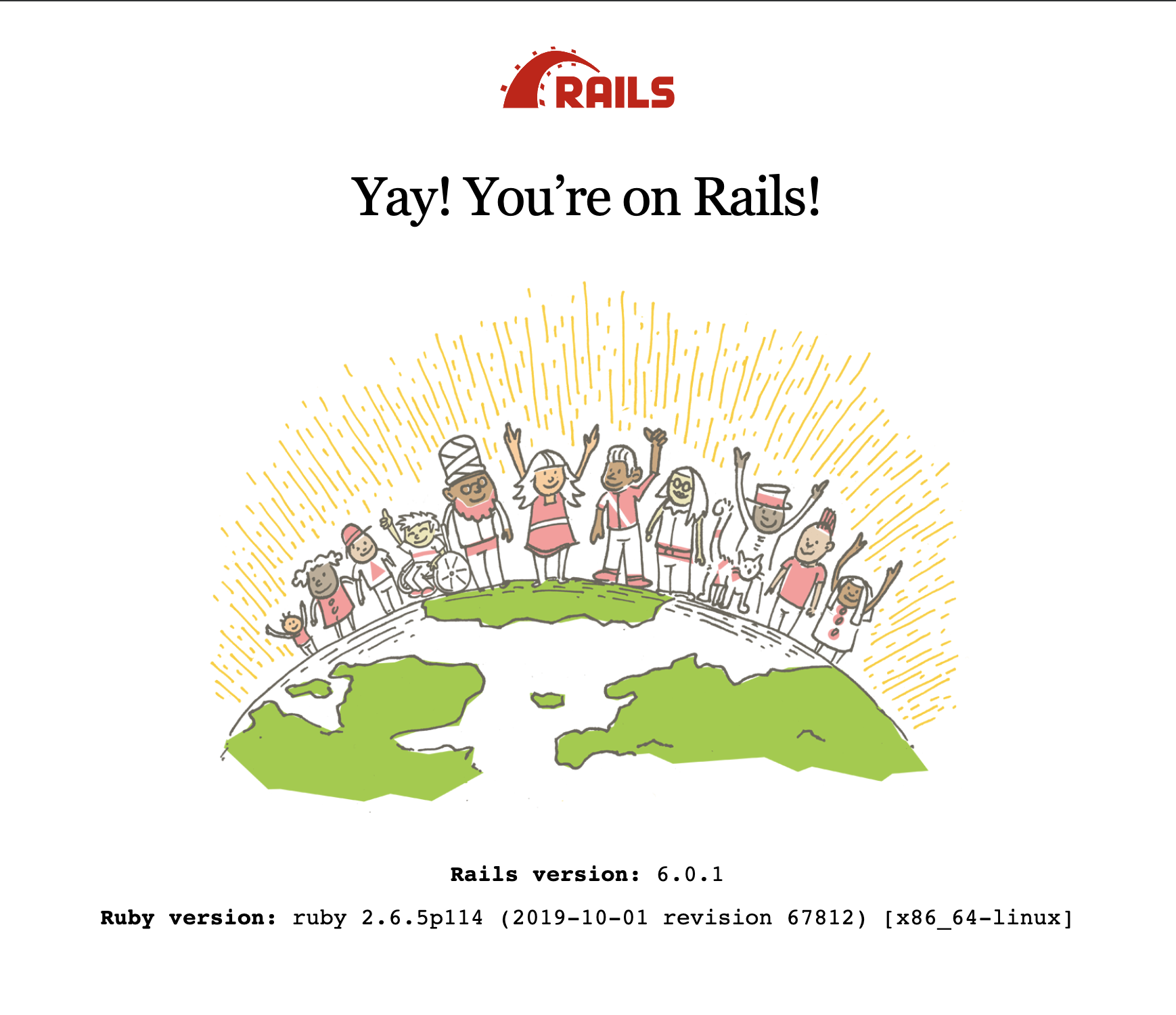 Rails App Landing Page